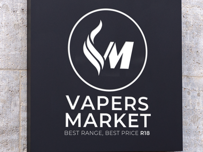 Vapers Market Dunedin Logo Design